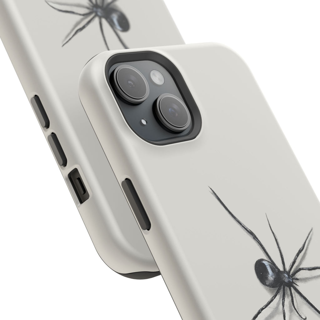"ICY" Spider Sketch Magnetic Impact-Resistant Phone Case