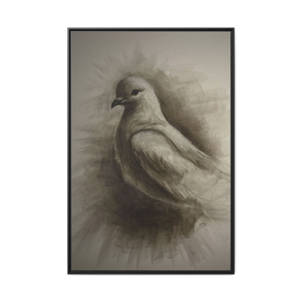 “Dove” Matte Canvas, Framed (Multi-color)