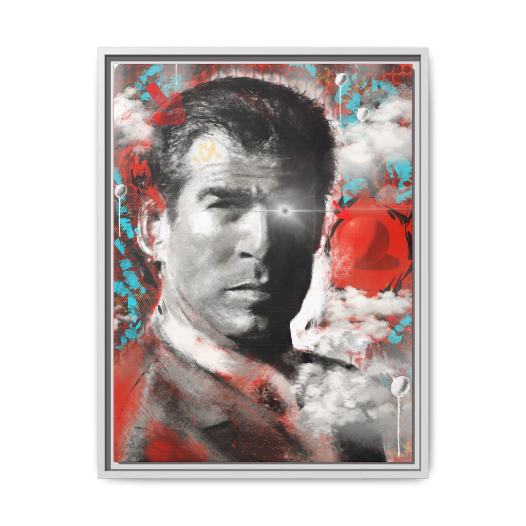 “James” Matte Canvas, Framed (Multi-color)