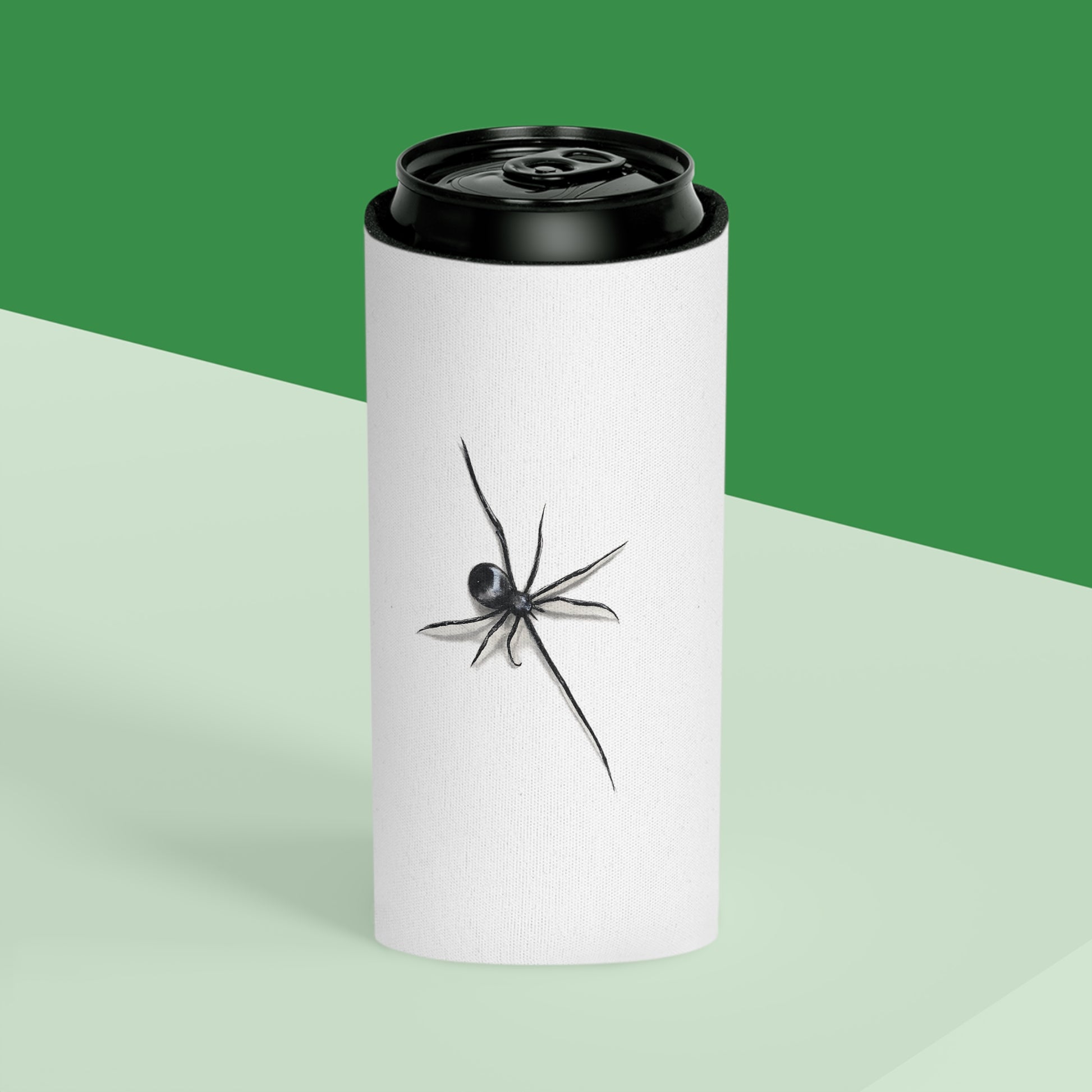 "ICY" BREWSKI COOLSKI Ornate Baroque Can Cooler – Elegant Filigree Drink Koozie