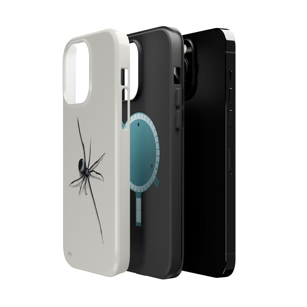 "ICY" Spider Sketch Magnetic Impact-Resistant Phone Case