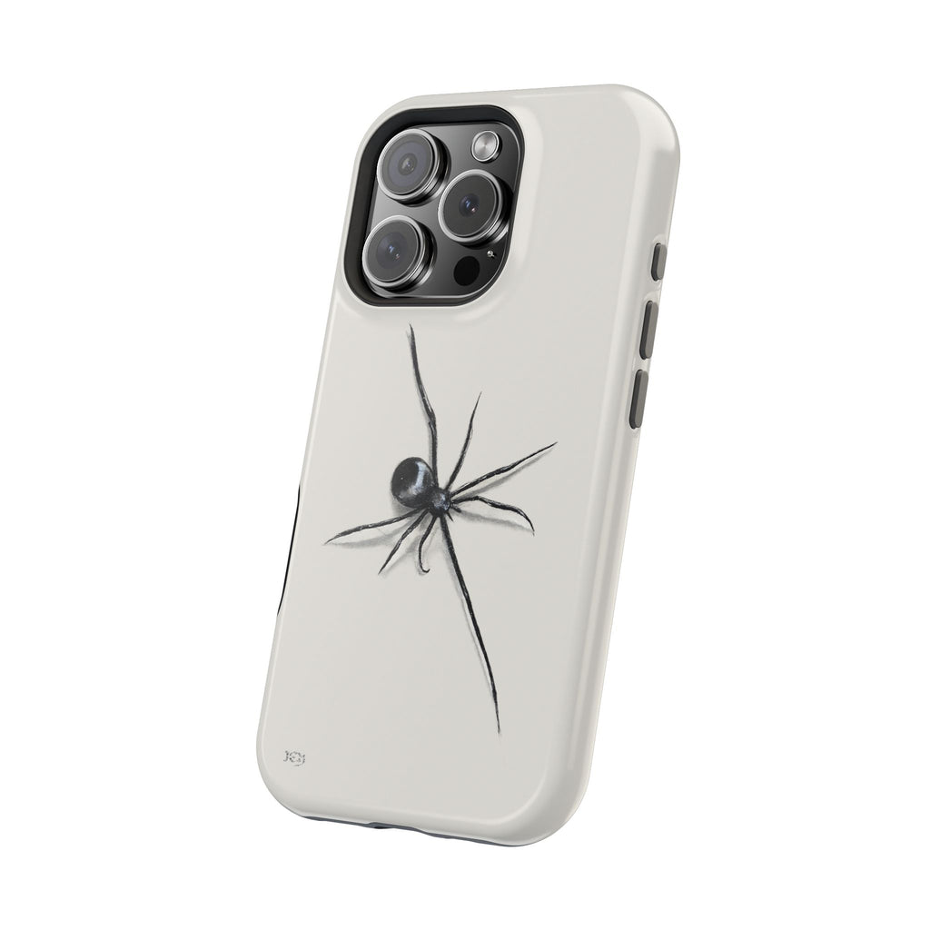 "ICY" Spider Sketch Magnetic Impact-Resistant Phone Case