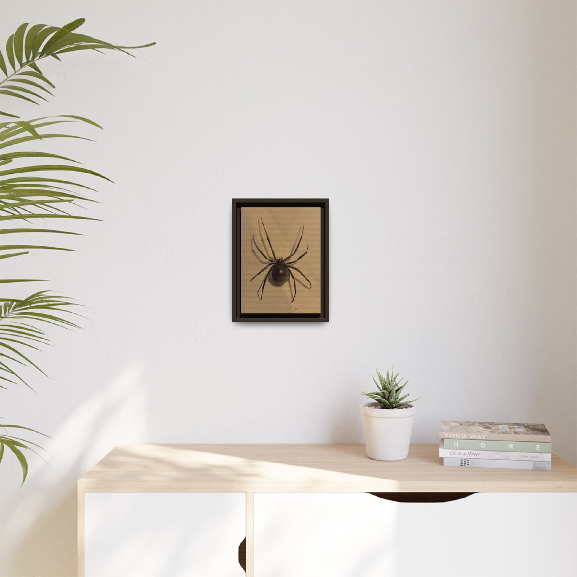 “Spider” Matte Canvas, Framed (Multi-color) Print
