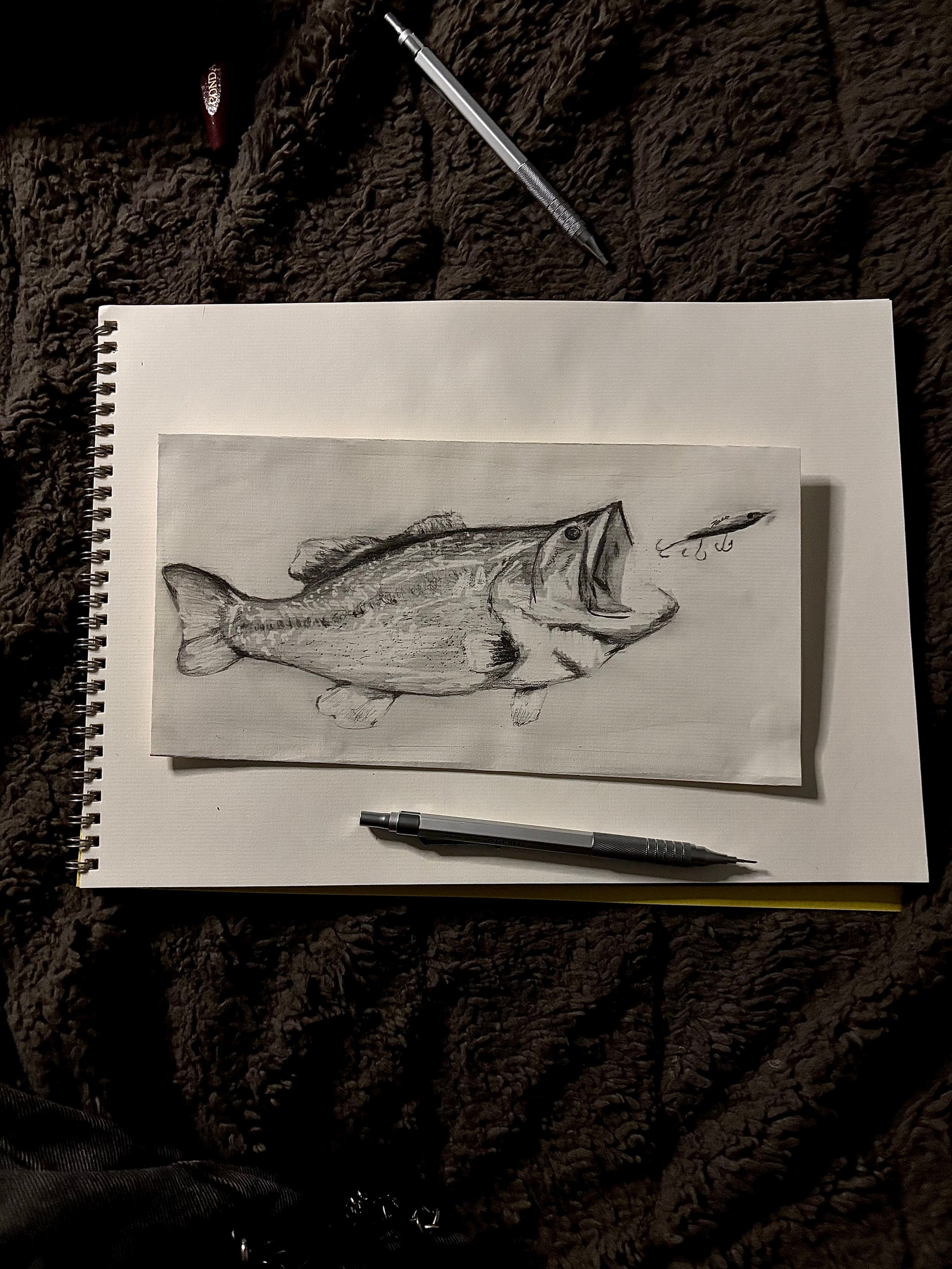 Large Mouth BA$$ (Framed)