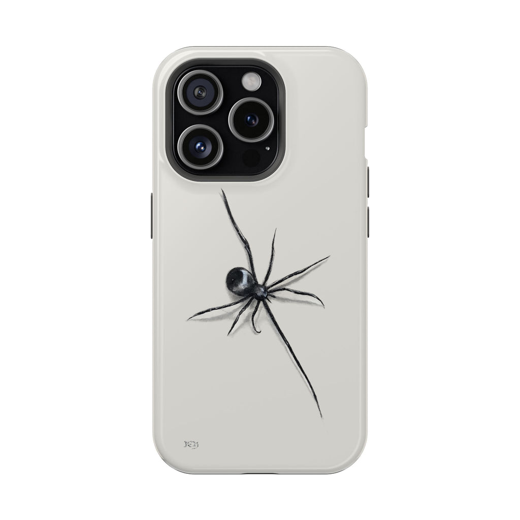 "ICY" Spider Sketch Magnetic Impact-Resistant Phone Case