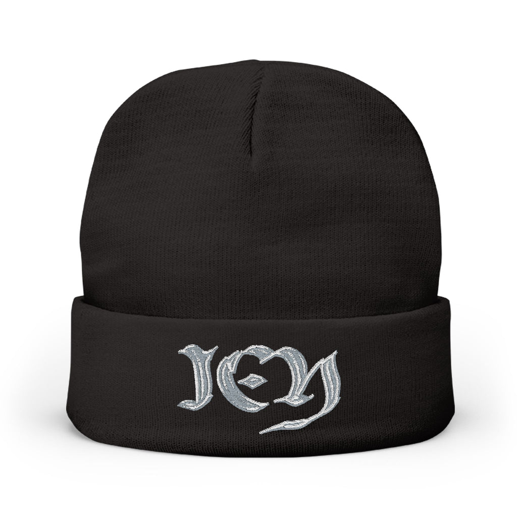 “ICY” Knit Beanie (Embroidery)