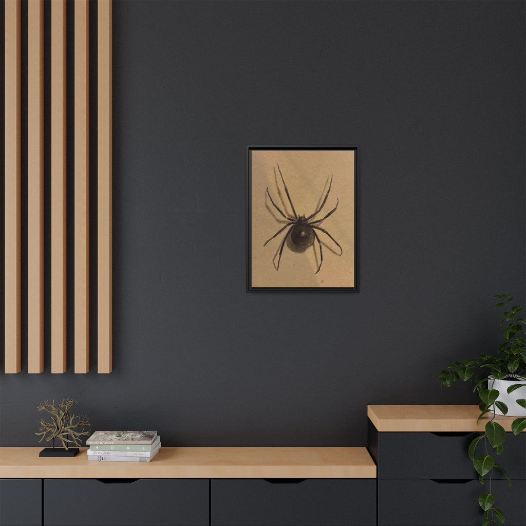 “Spider” Matte Canvas, Framed (Multi-color) Print
