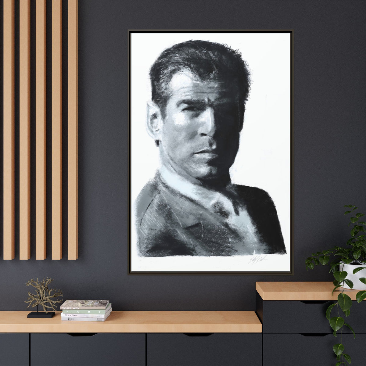 BOND Matte Canvas, Framed (Multi-color)