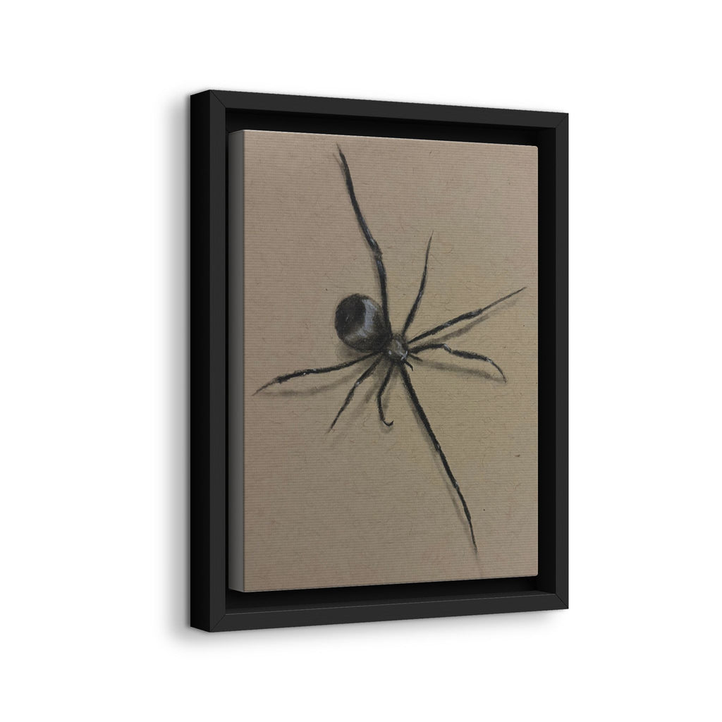 Framed Canvas Spider Wall Art