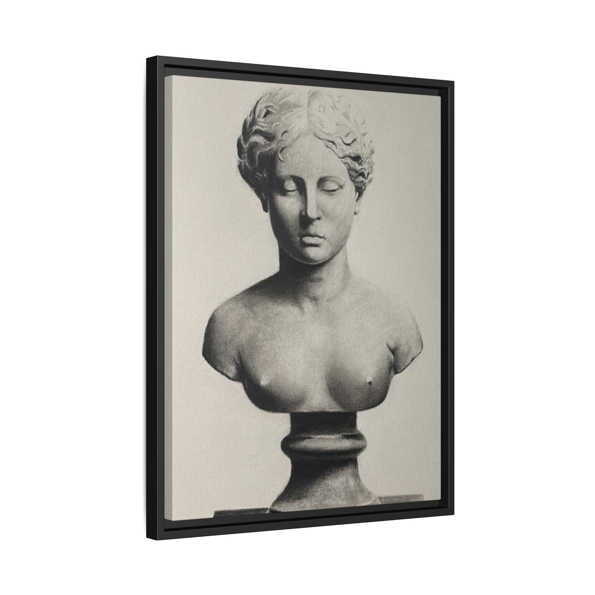 SCULPTURE Matte Canvas, Framed (Multi-color)