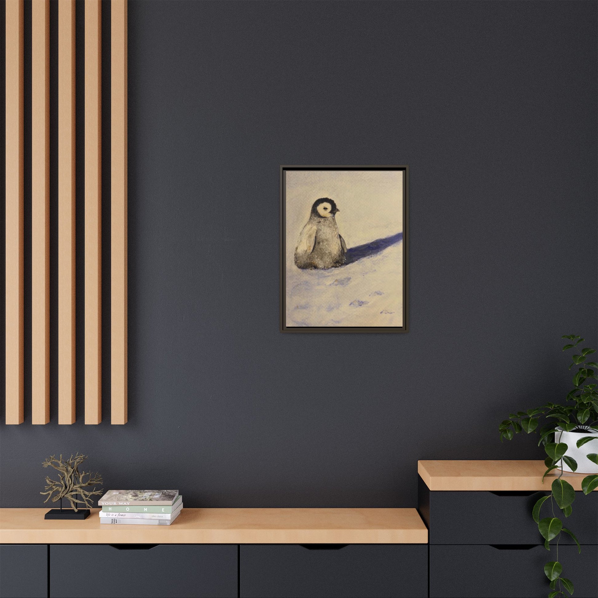 “Alex” Matte Canvas, Framed (Multi-color)