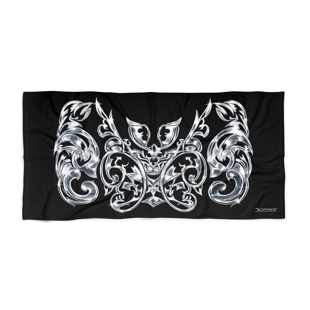 Icy “Neck Tat” Beach Towel