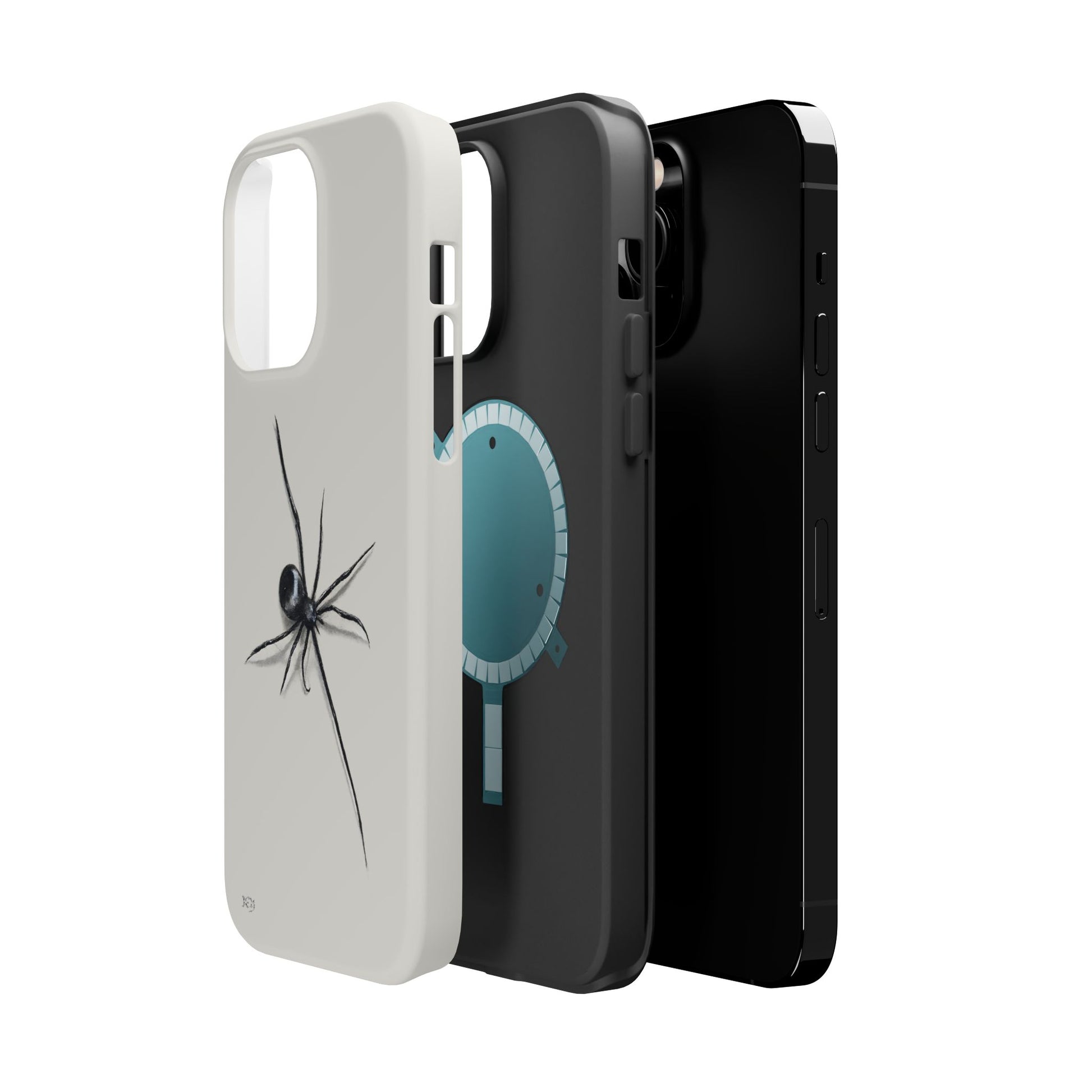 "ICY" Spider Sketch Magnetic Impact-Resistant Phone Case