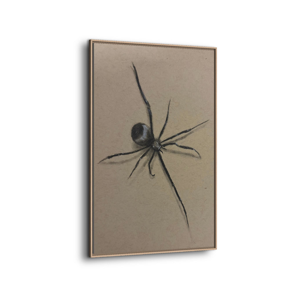 Framed Canvas Spider Wall Art