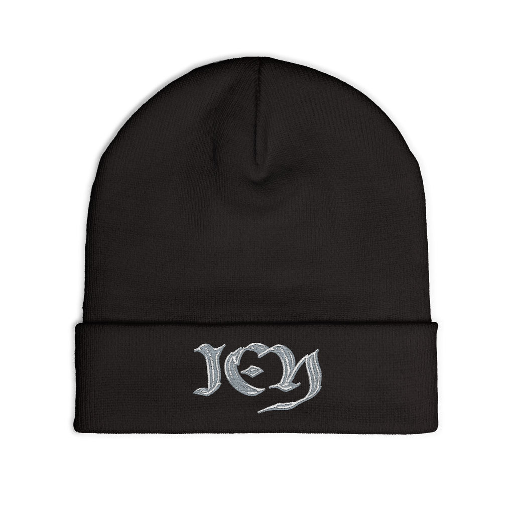 “ICY” Knit Beanie (Embroidery)