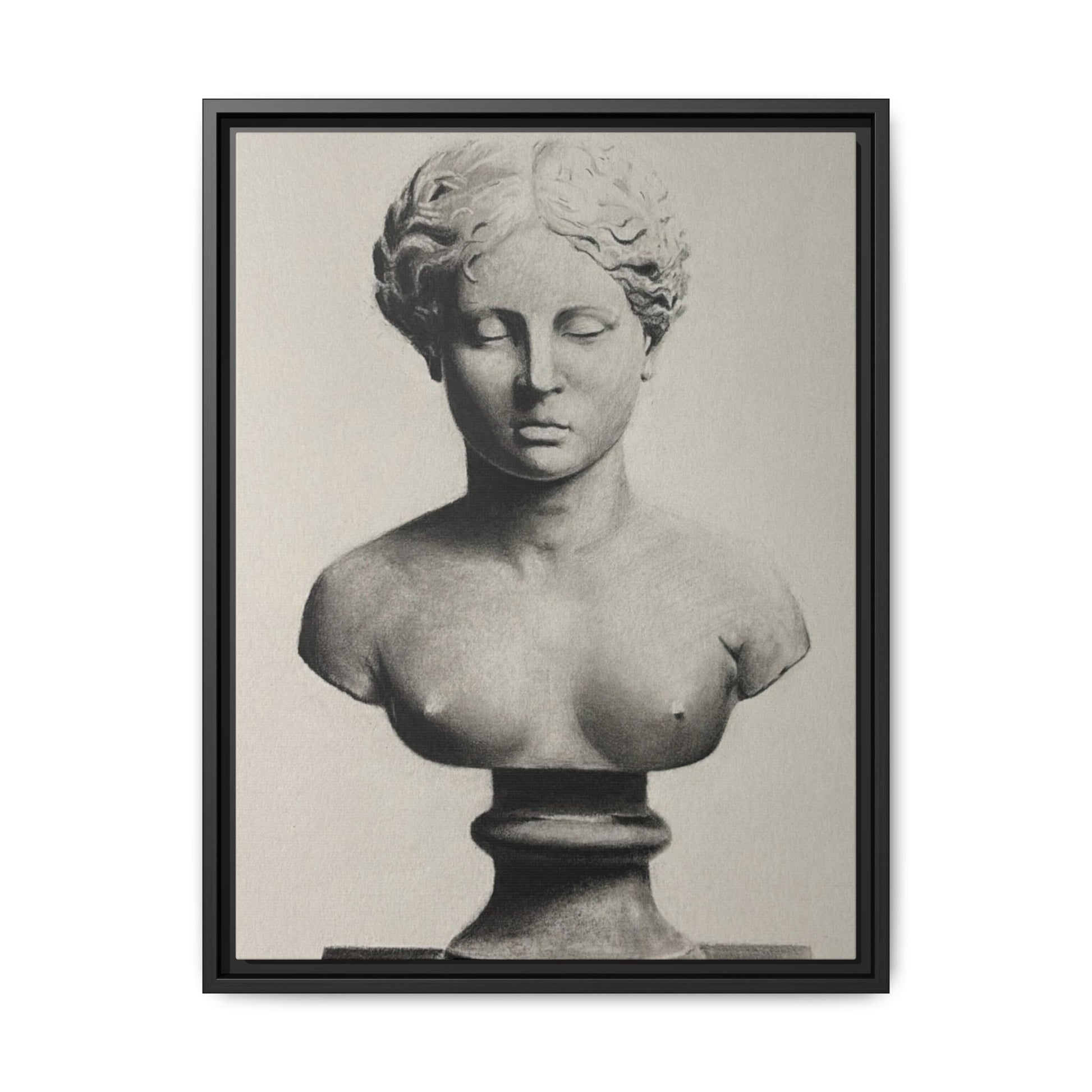 SCULPTURE Matte Canvas, Framed (Multi-color)