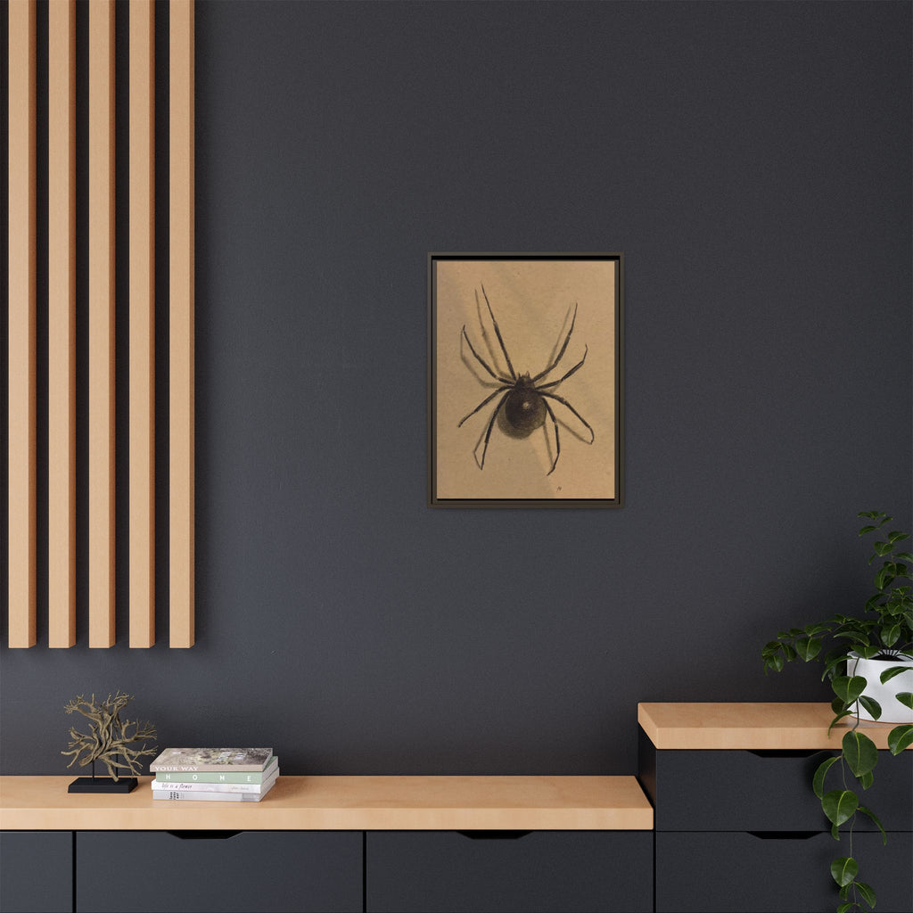 “Spider” Matte Canvas, Framed (Multi-color) Print