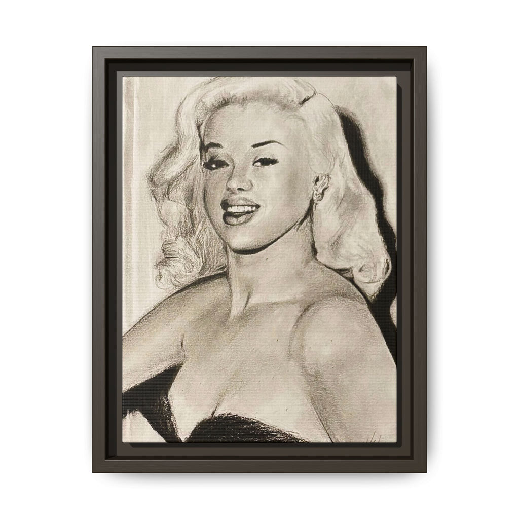 “Diana” Matte Canvas, Framed (Multi-color)