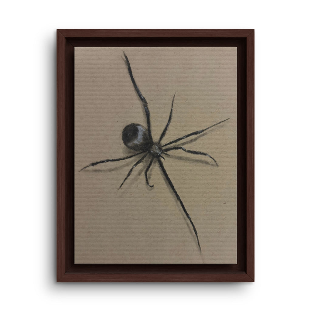 Framed Canvas Spider Wall Art