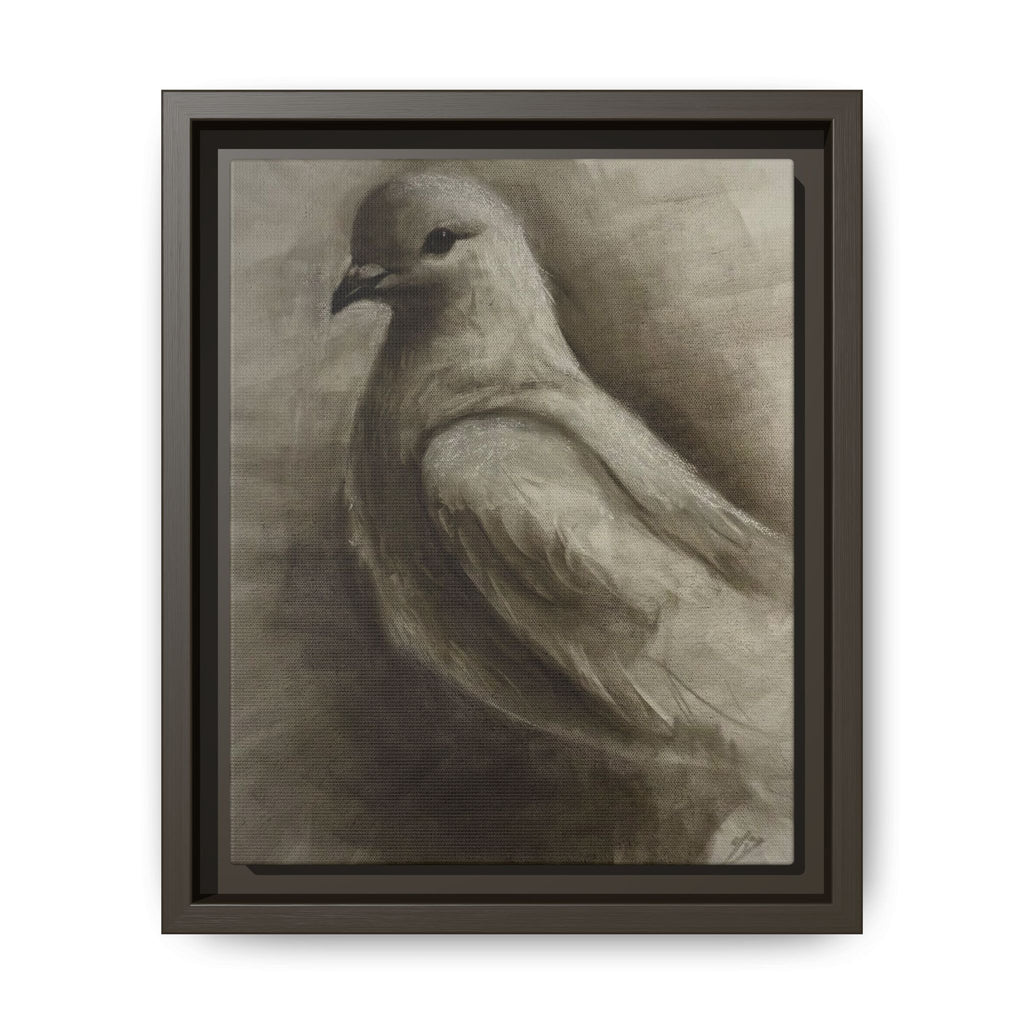 “Dove” Matte Canvas, Framed (Multi-color)