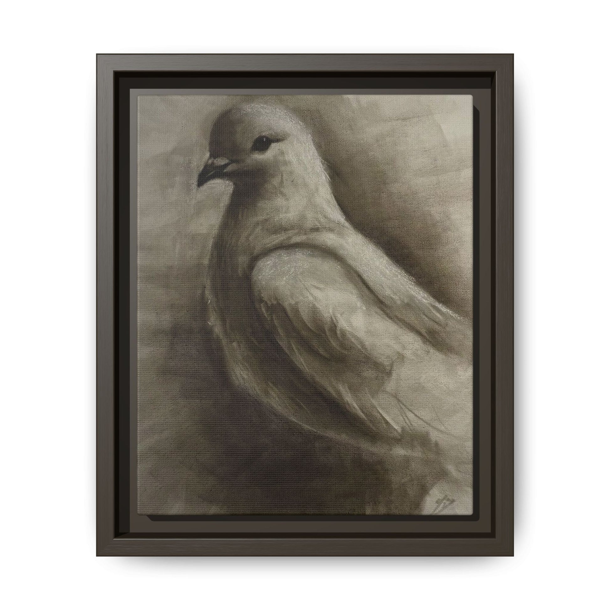 “Dove” Matte Canvas, Framed (Multi-color)