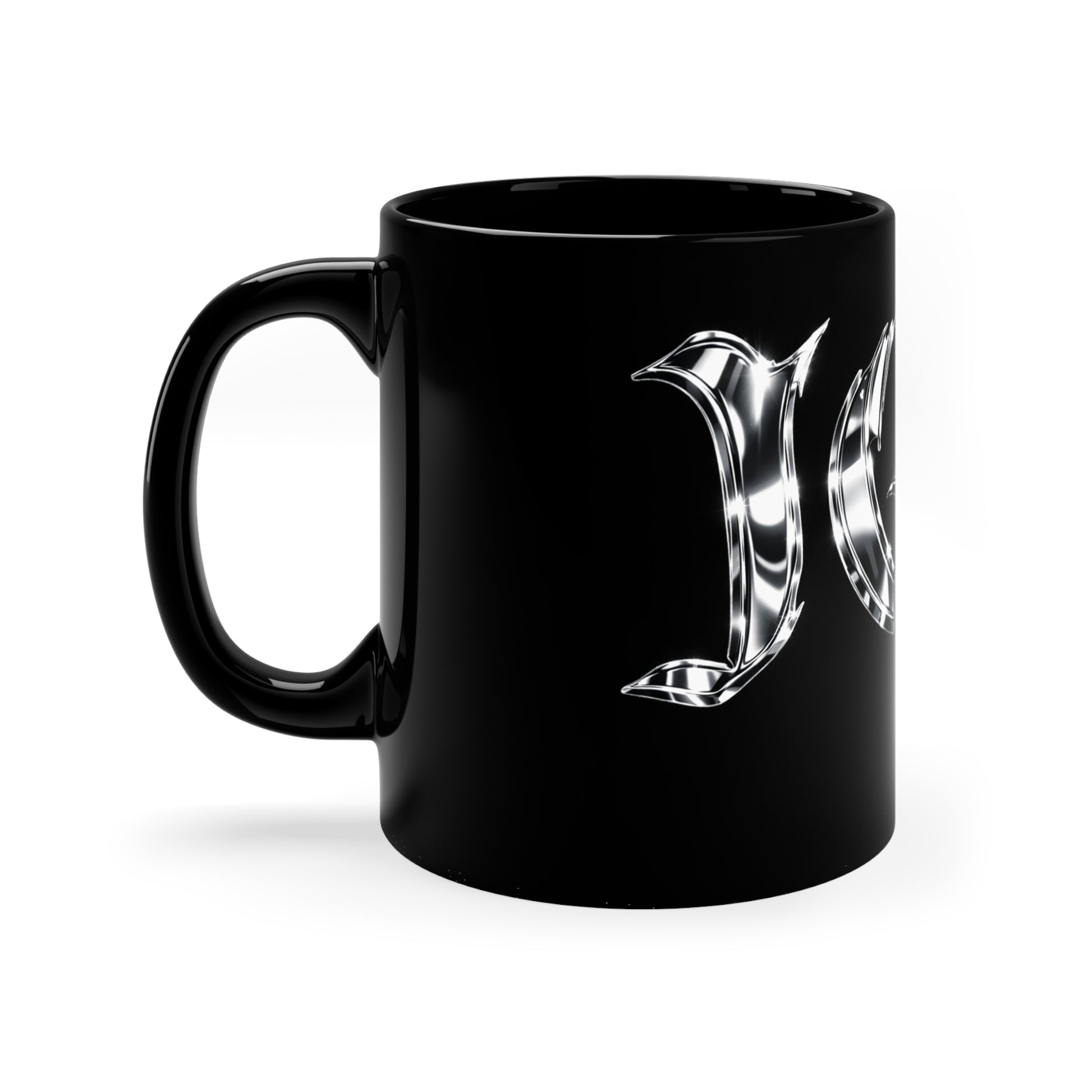 “icy” Black Coffee Mug, 11oz