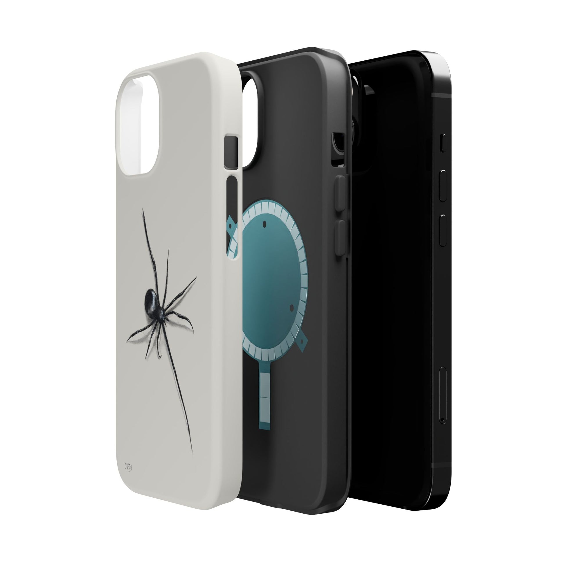 "ICY" Spider Sketch Magnetic Impact-Resistant Phone Case