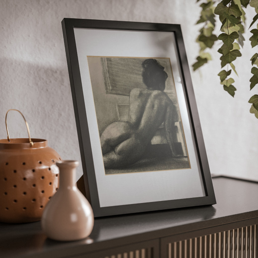 “Sitting Pretty” Framed Posters, Black