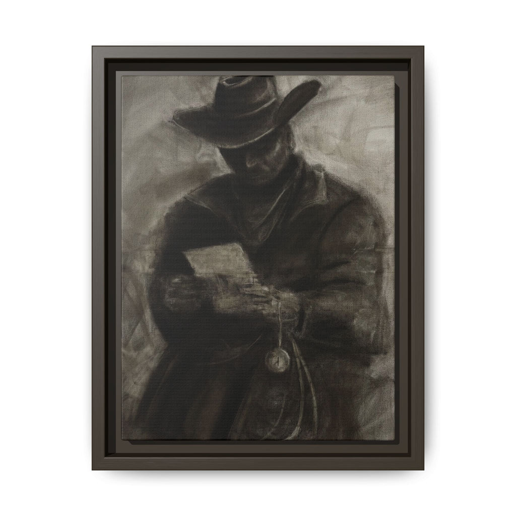 “Cowboy” Matte Canvas, Framed (Multi-color)