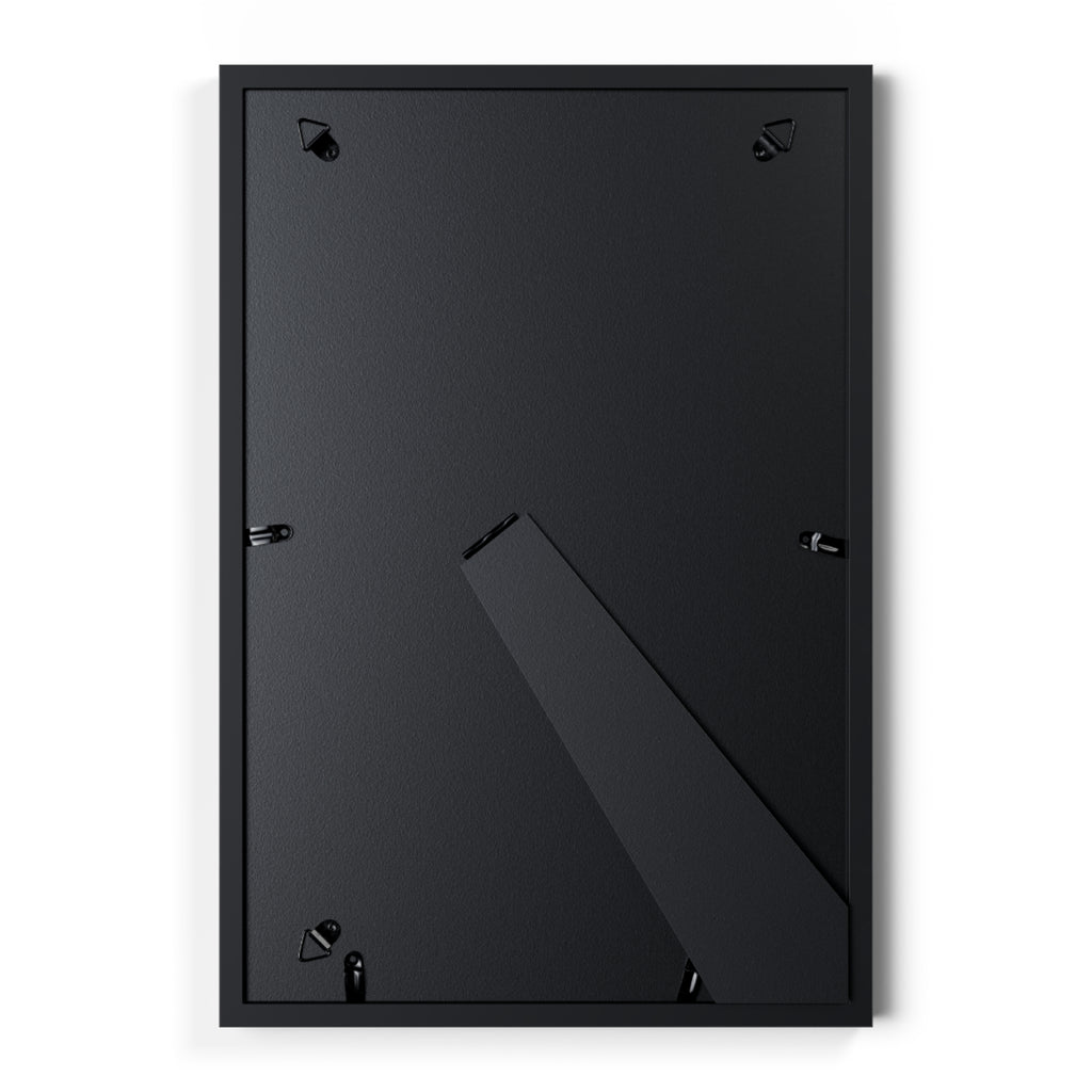 “Sitting Pretty” Framed Posters, Black