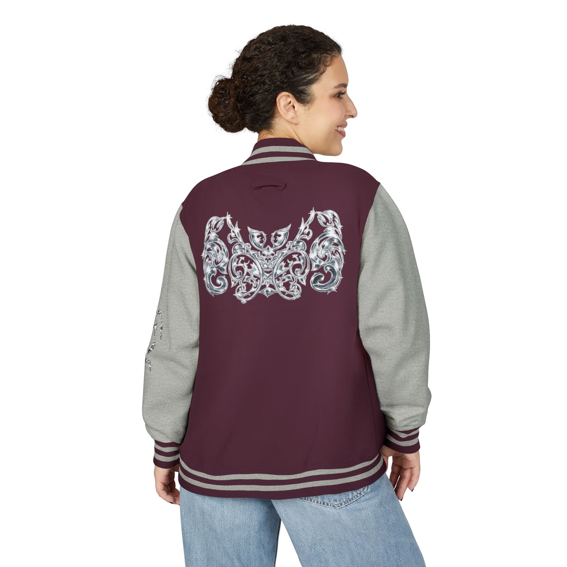 “ICY” Unisex Heavyweight Letterman Jacket