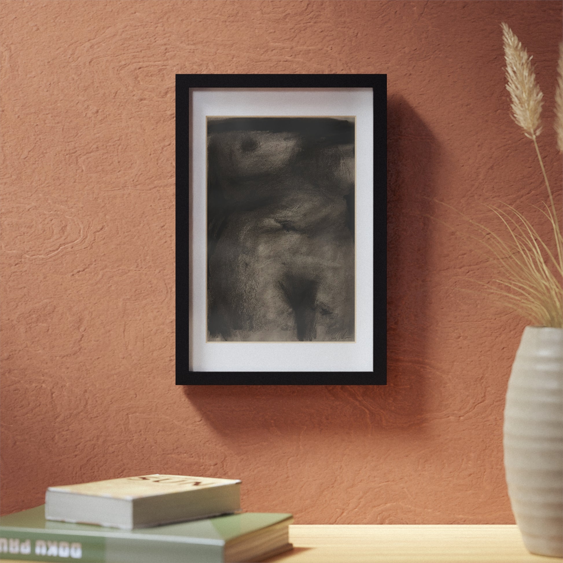 “The Price Of Intuition” Framed Posters, Black