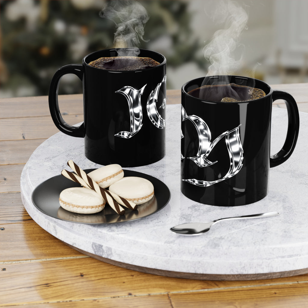 “icy” Black Coffee Mug, 11oz