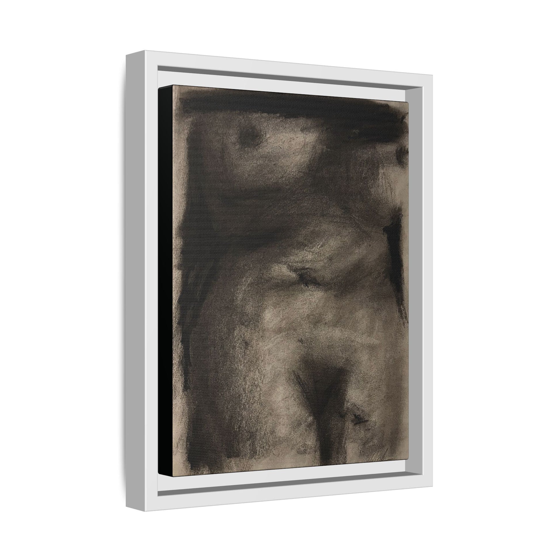 “The Price Of Intuition” Matte Canvas, Framed (Multi-color)