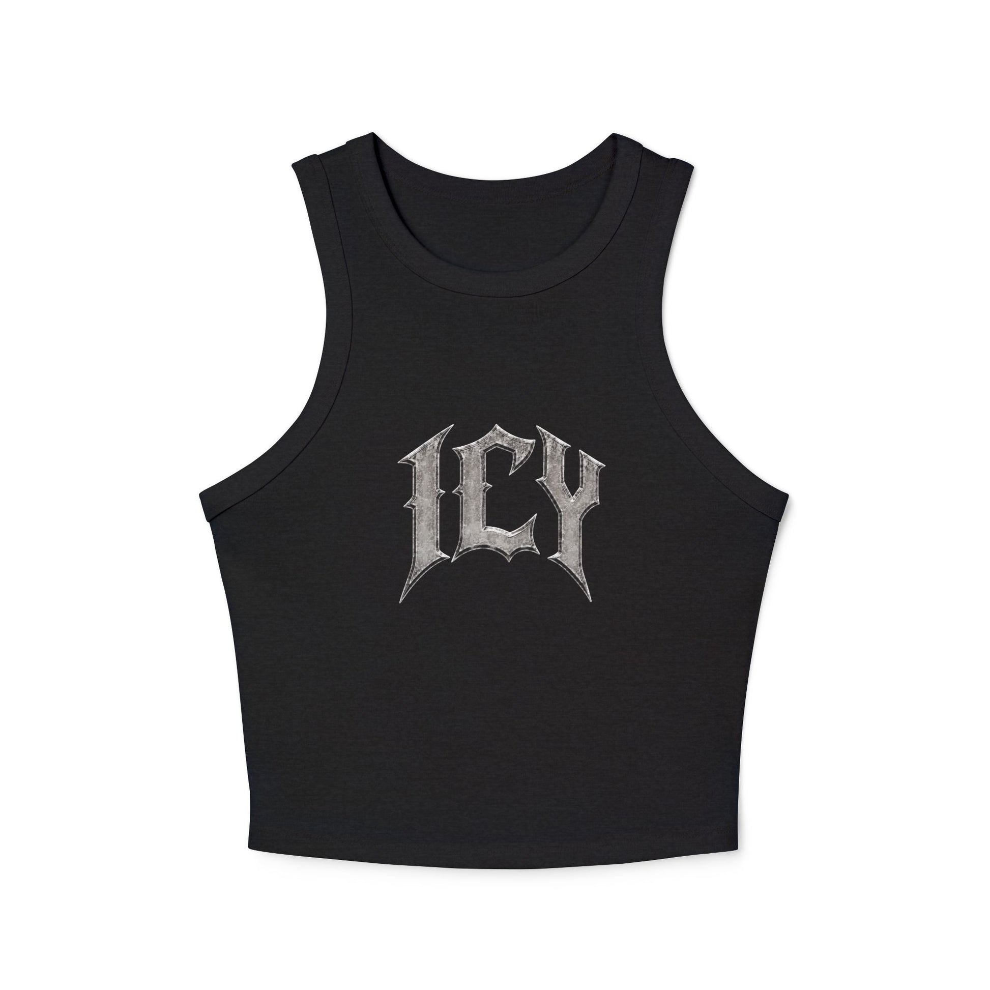 Icy Statue Crop Tank Top — Vintage Roman Racer Tank