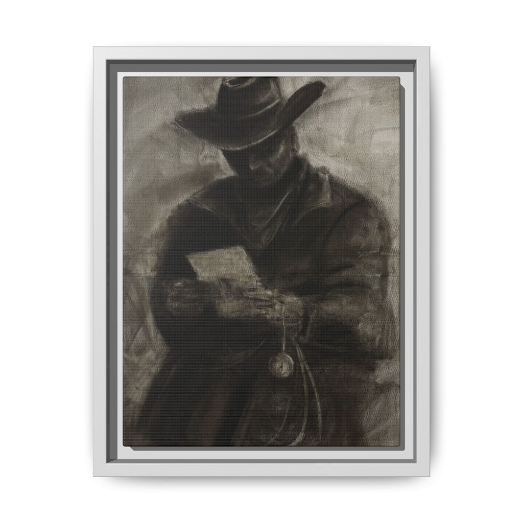 “Cowboy” Matte Canvas, Framed (Multi-color)