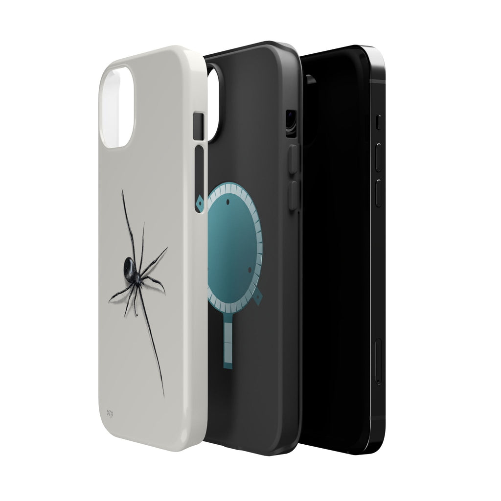 "ICY" Spider Sketch Magnetic Impact-Resistant Phone Case
