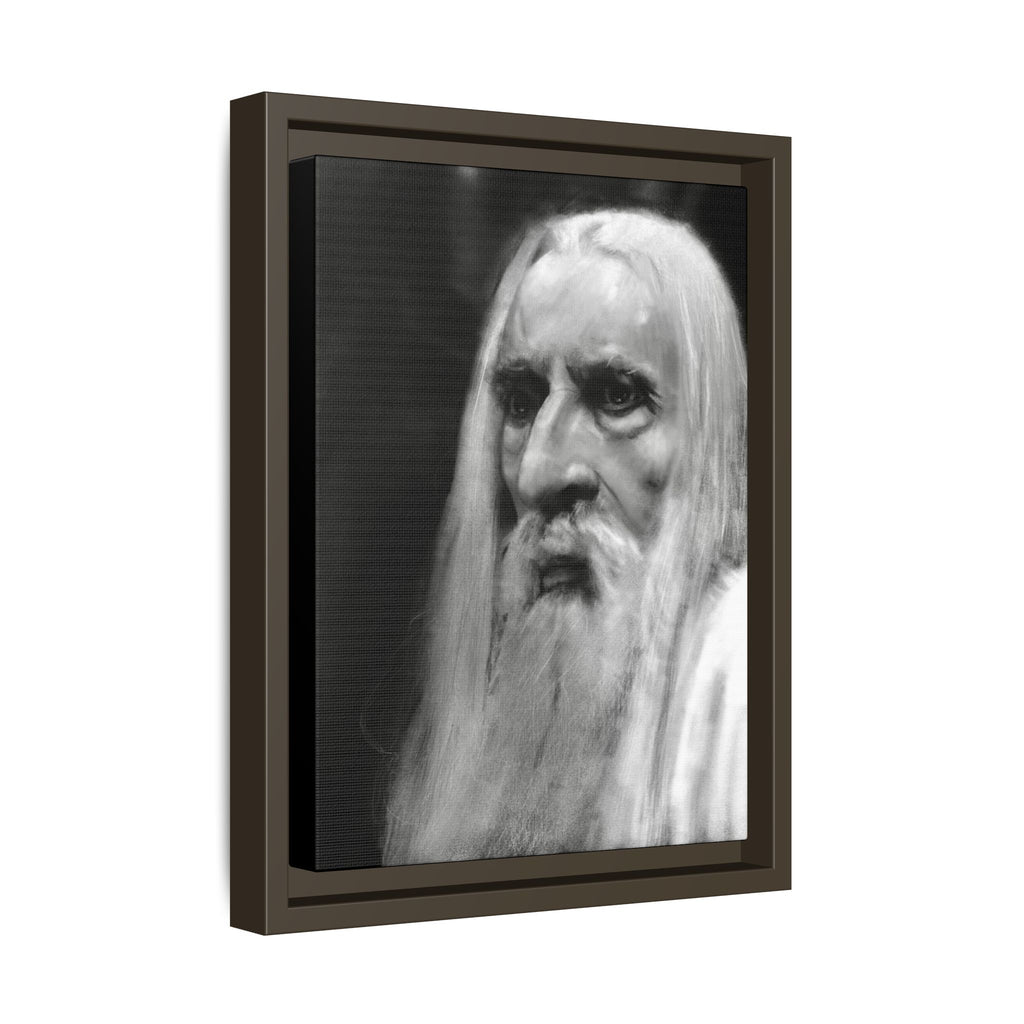“white wizard” Matte Canvas, Framed (Multi-color)
