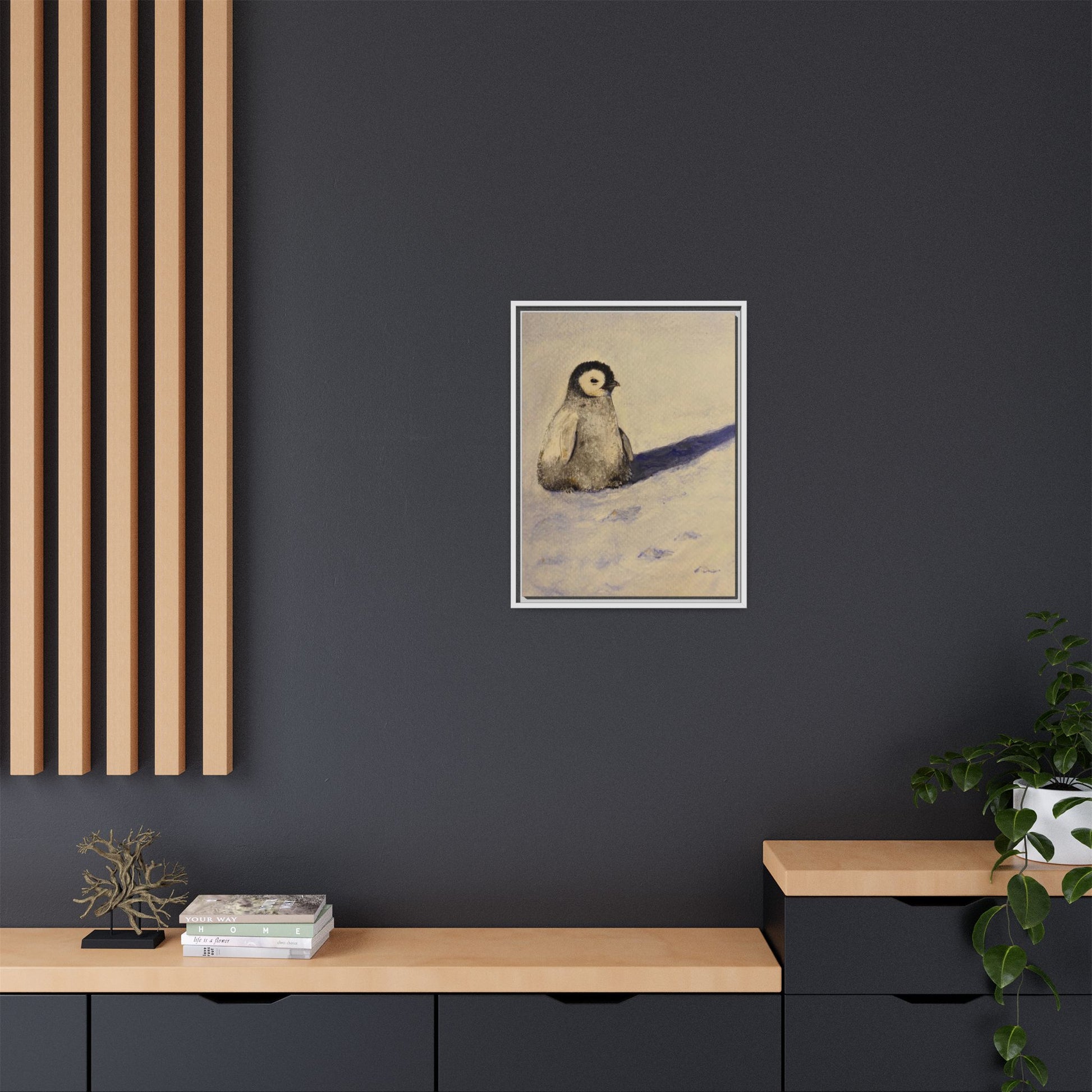 “Alex” Matte Canvas, Framed (Multi-color)