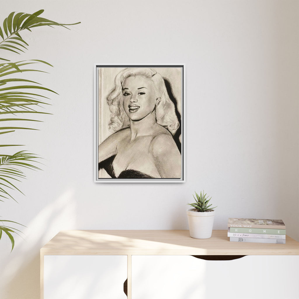 “Diana” Matte Canvas, Framed (Multi-color)