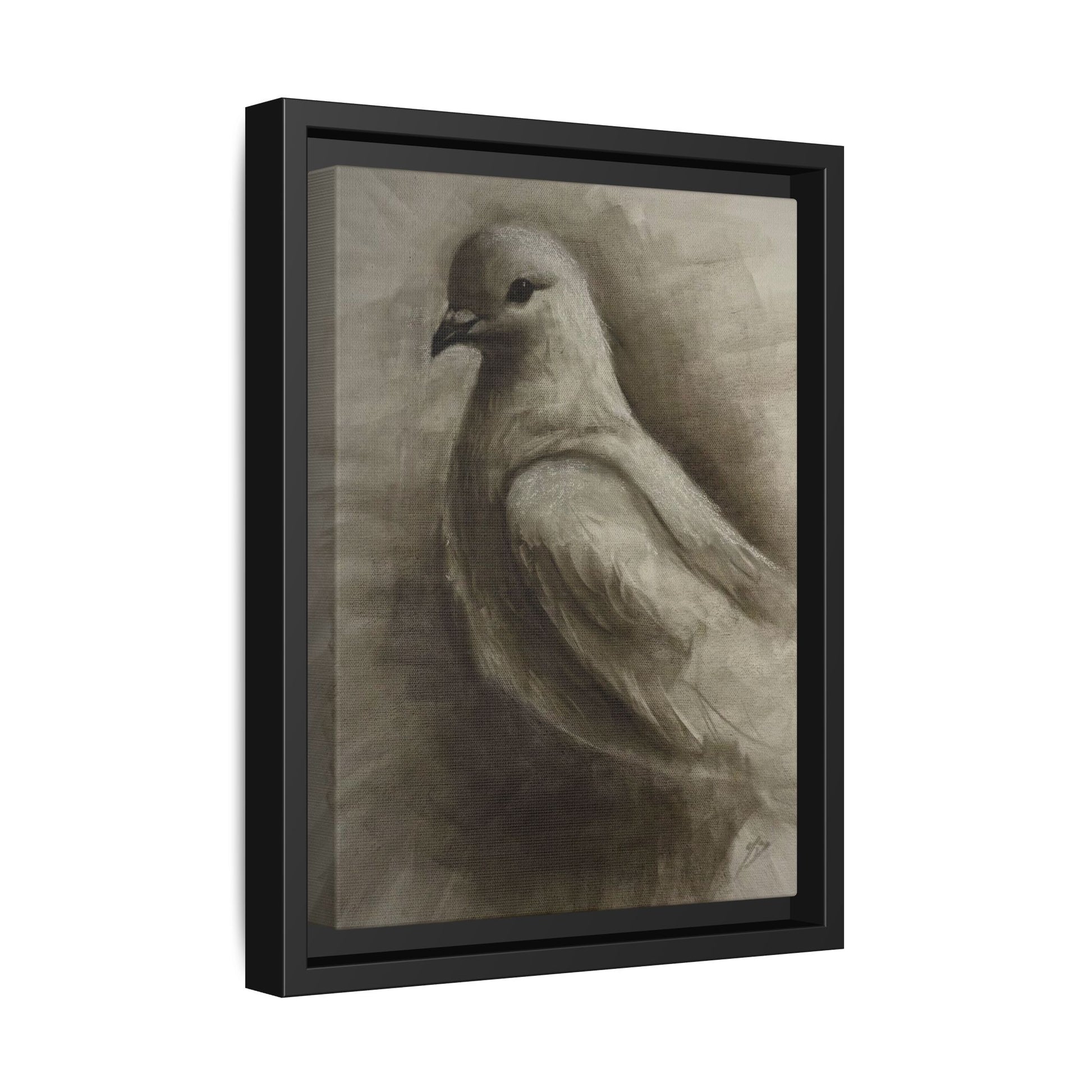 “Dove” Matte Canvas, Framed (Multi-color)
