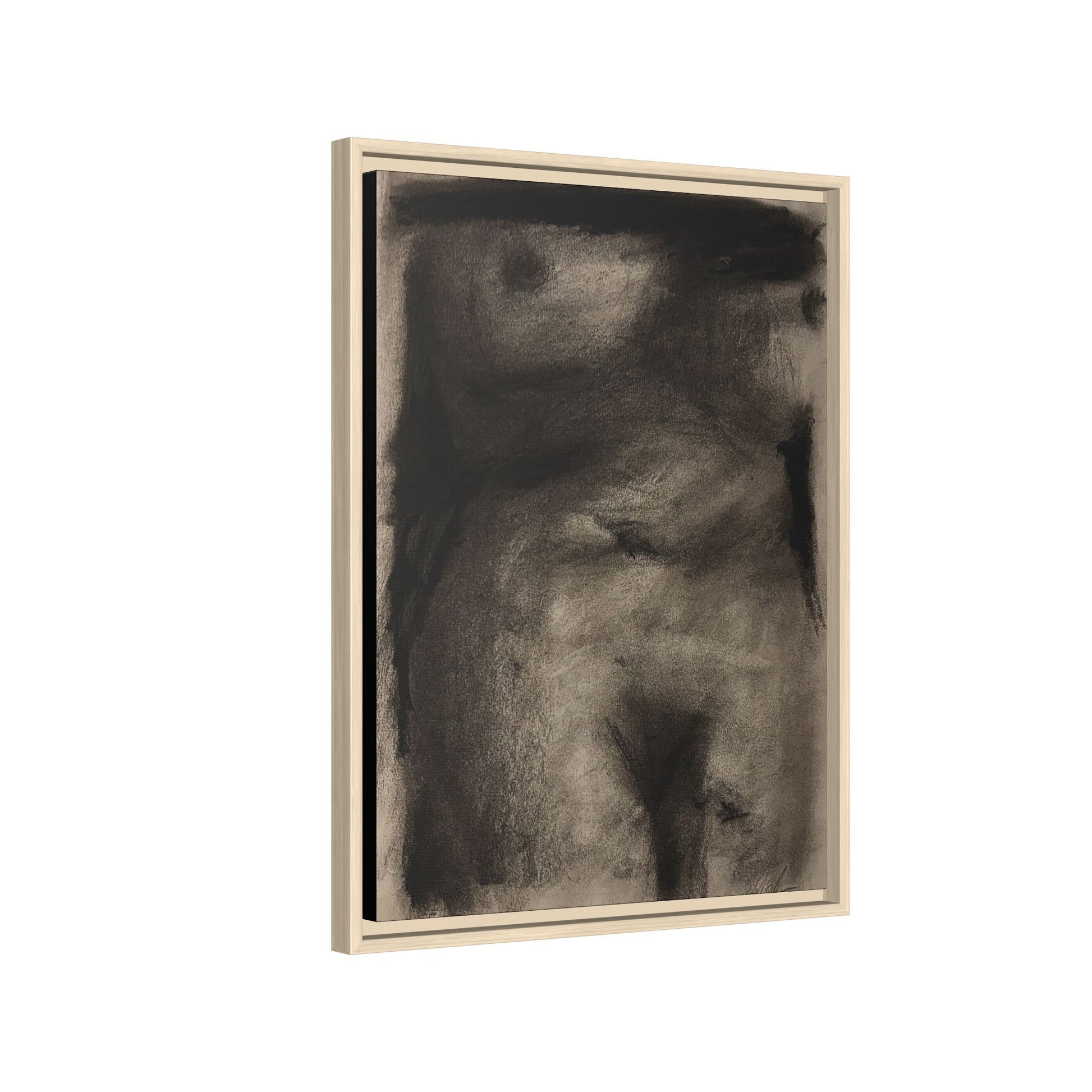 “The Price Of Intuition” Matte Canvas, Framed (Multi-color)