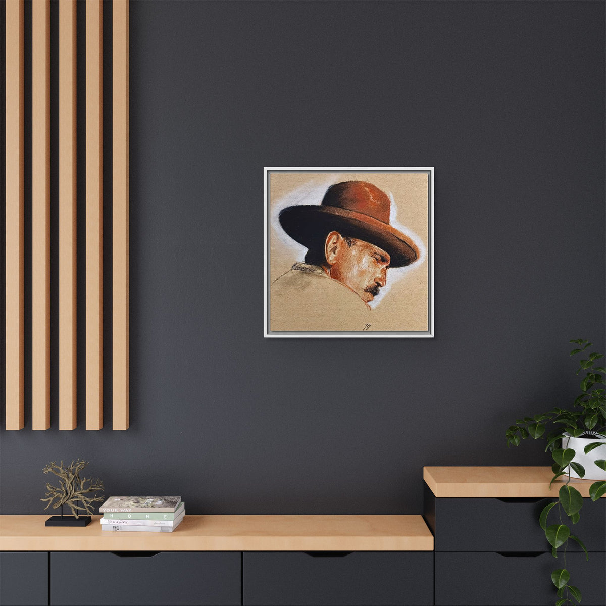 Matte Canvas, Framed (Multi-color)