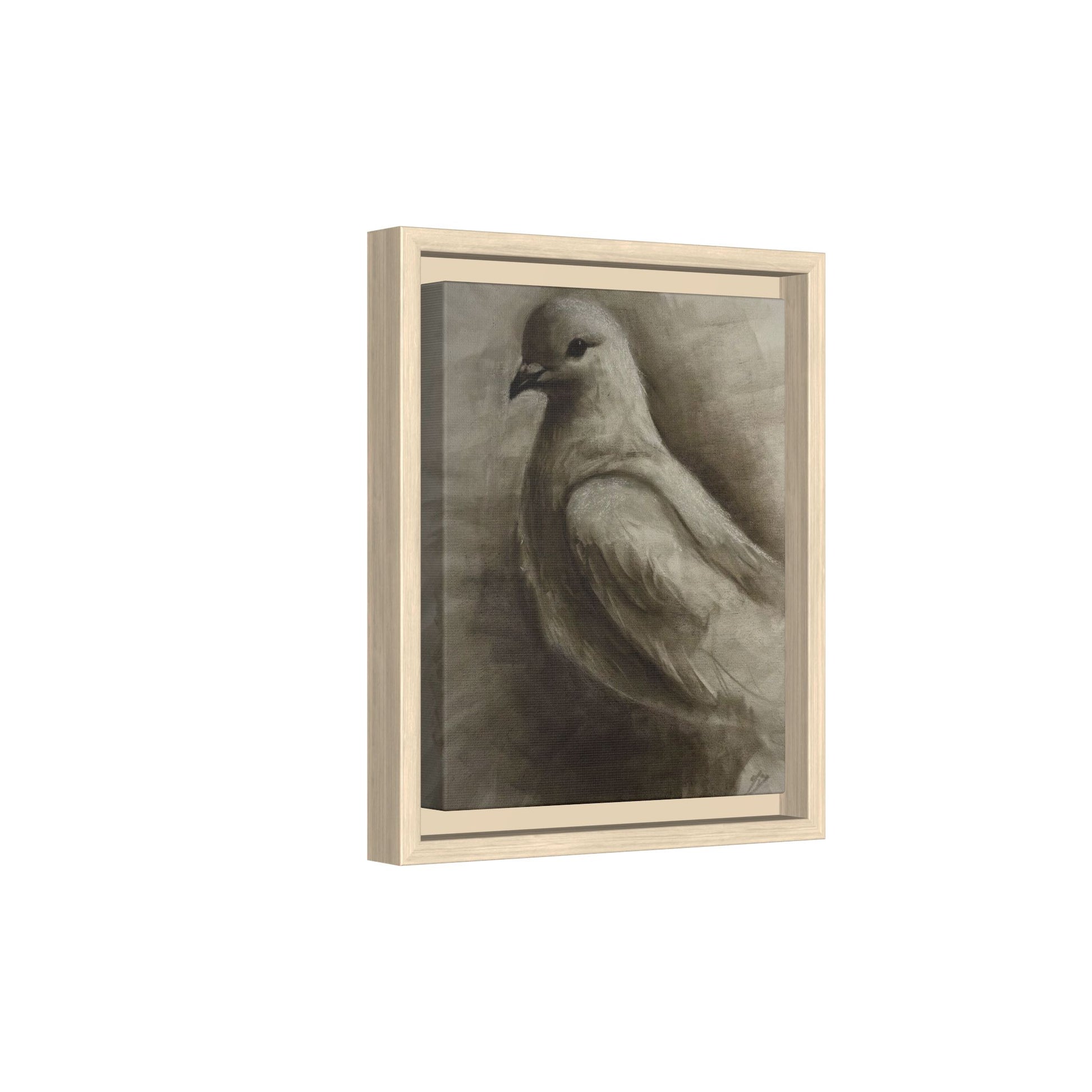 “Dove” Matte Canvas, Framed (Multi-color)