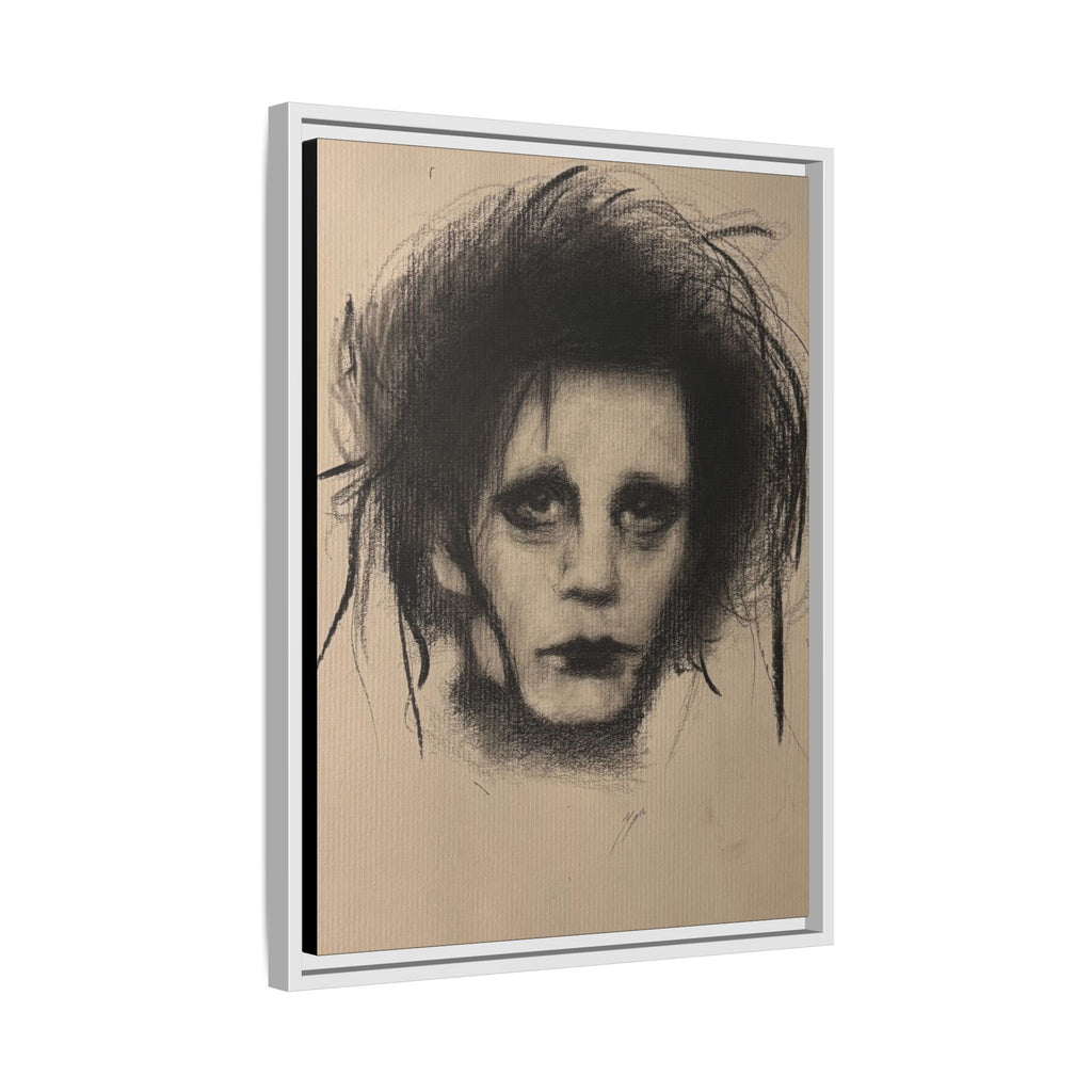 “Edward” Matte Canvas, Framed (Multi-color)