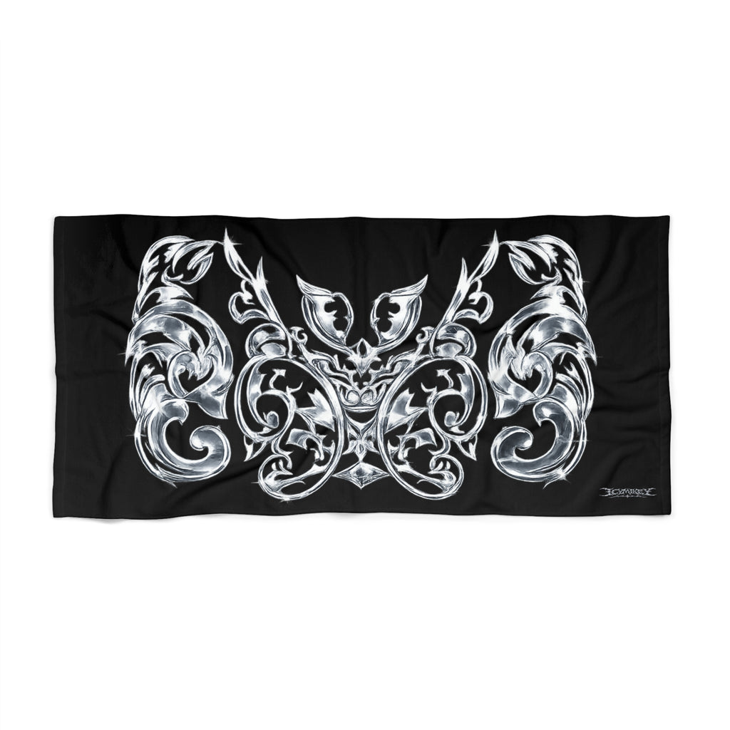 Icy “Neck Tat” Beach Towel