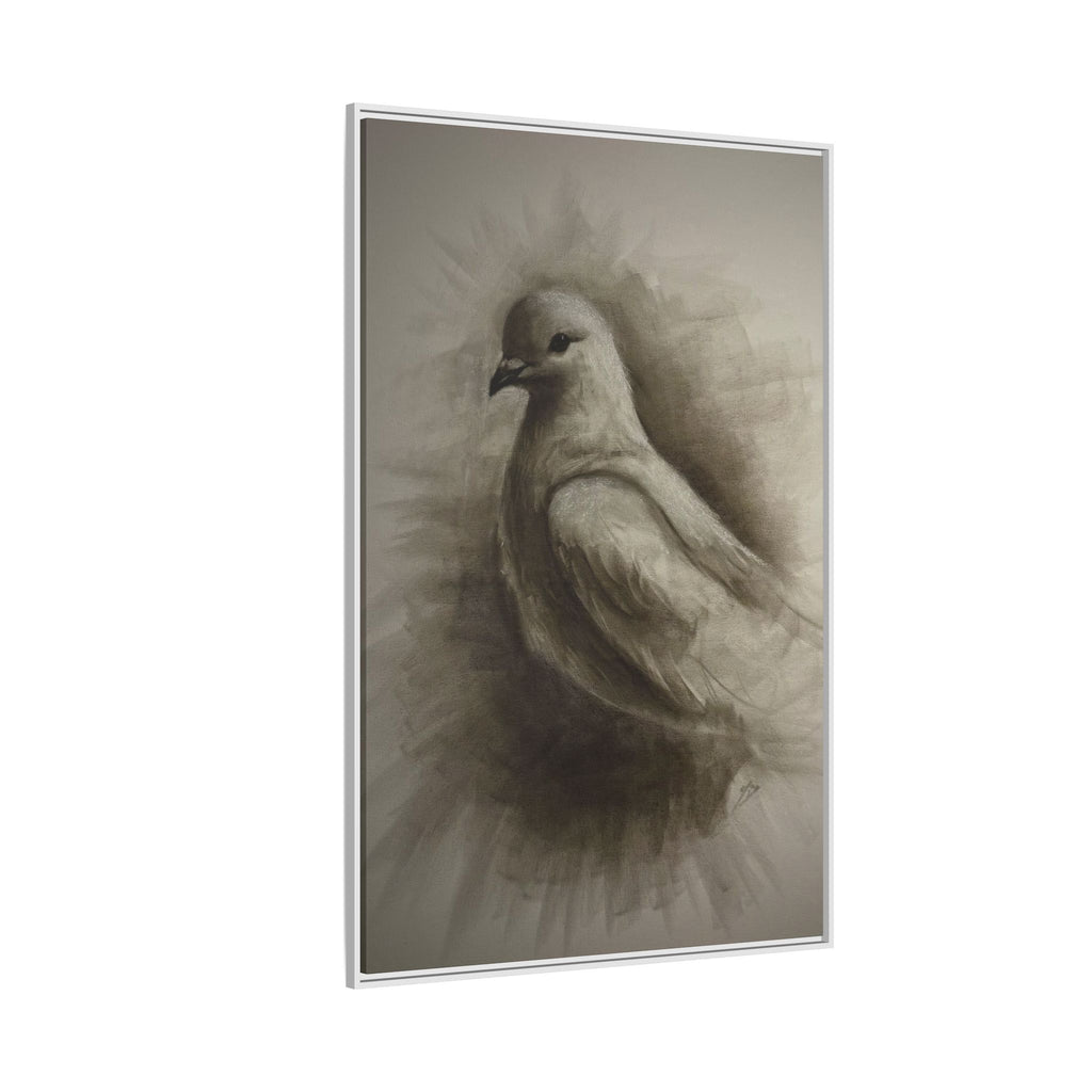 “Dove” Matte Canvas, Framed (Multi-color)