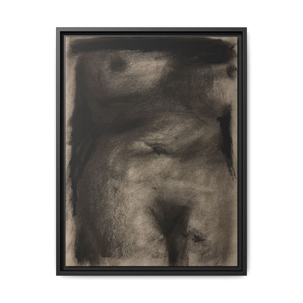 “The Price Of Intuition” Matte Canvas, Framed (Multi-color)