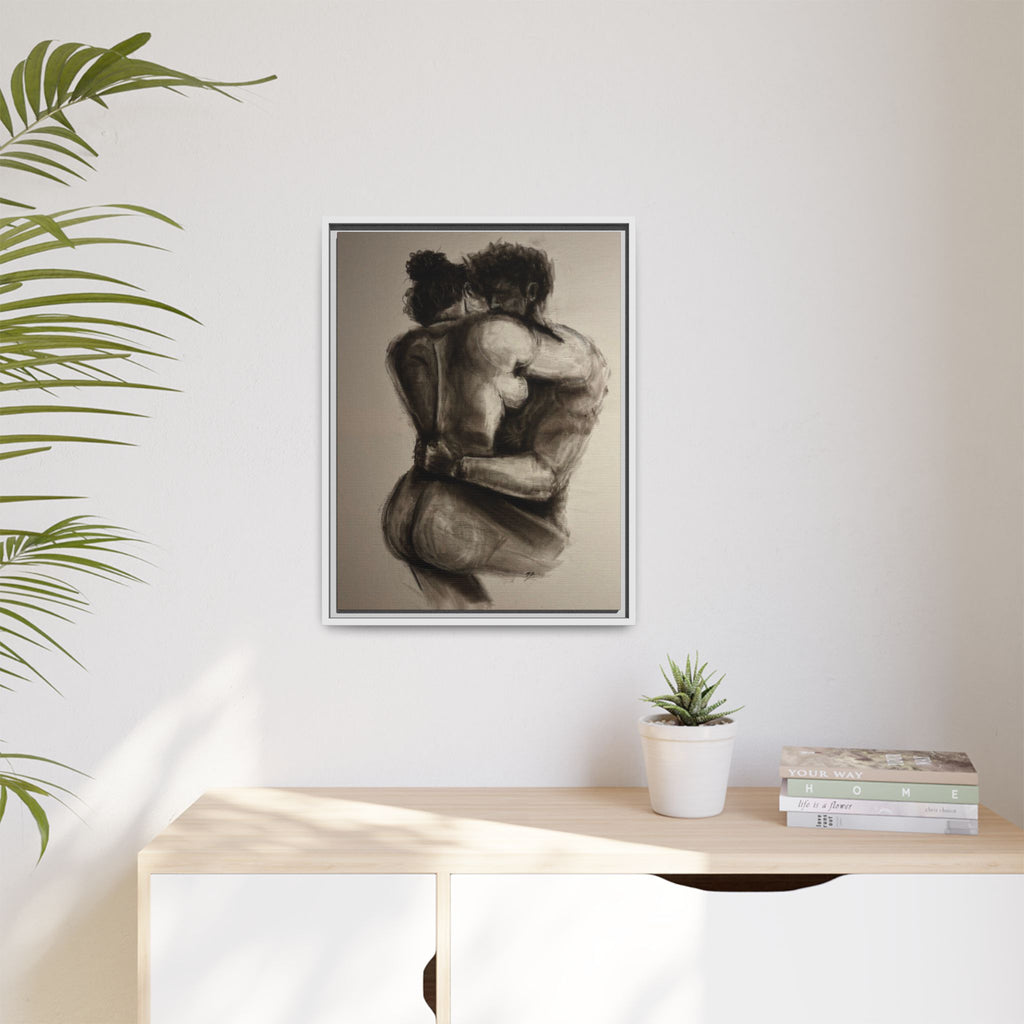 “LAST DAY ON EARTH” Matte Canvas, Framed (Multi-color)