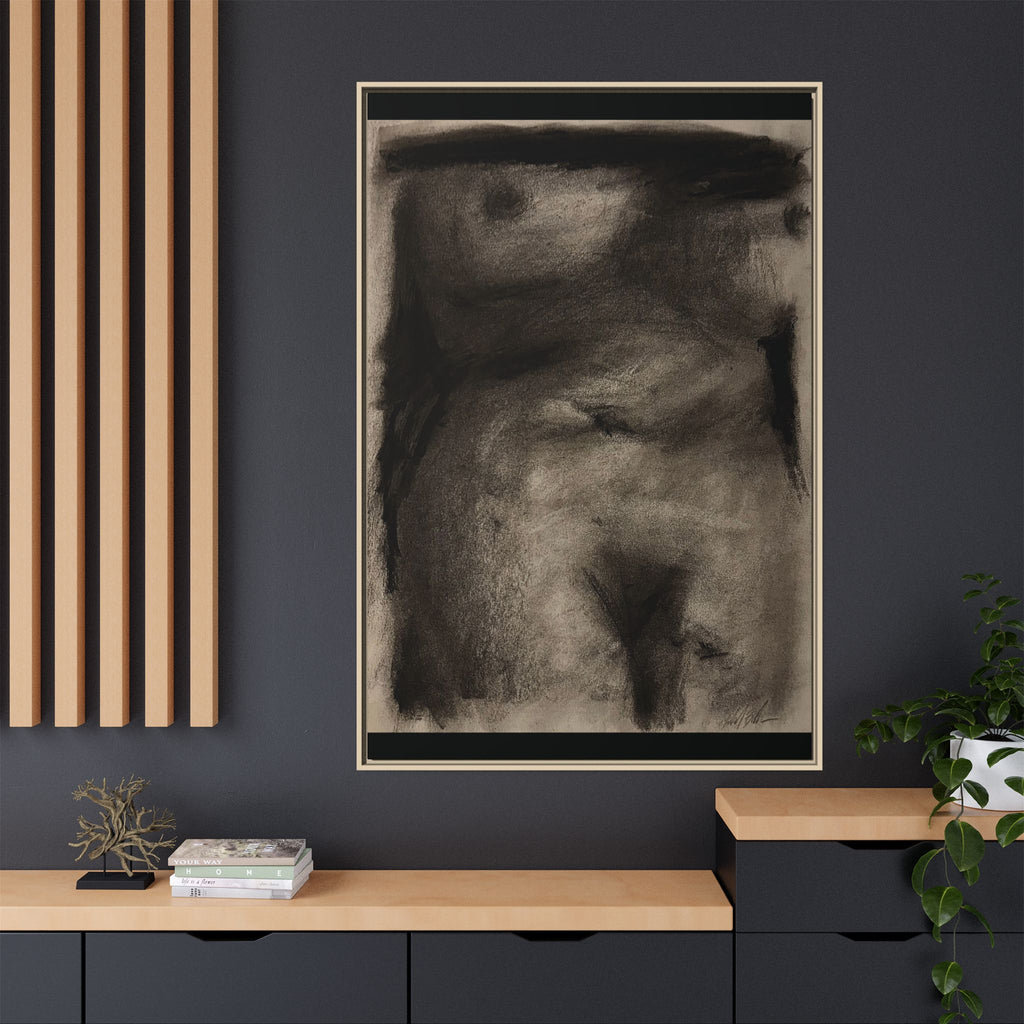 “The Price Of Intuition” Matte Canvas, Framed (Multi-color)